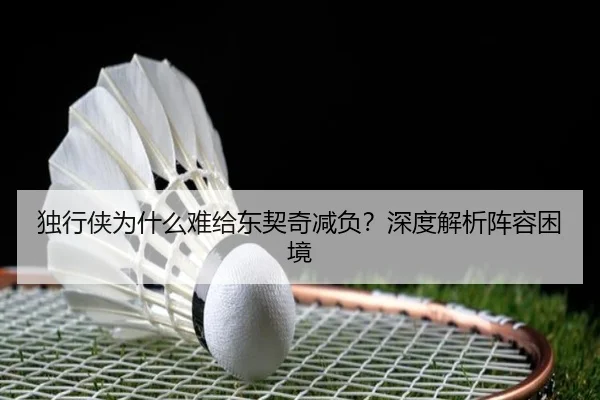 独行侠为什么难给东契奇减负？深度解析阵容困境